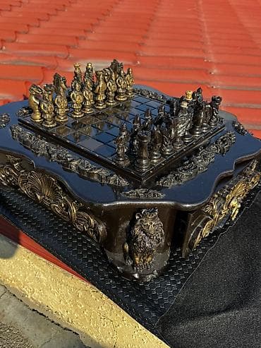 Şahmat Sahmat Çeşid çoxdu.çatdırılma 1_2 saata edilir. Qoz ağacındandı — 3