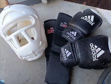 WKF təsdiqli karate baş qoruyucusu - Rəng: ağ - Material: yastıqlı — 3
