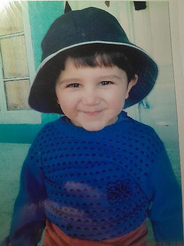 Uşaq papağı – geniş kənarlı, yumşaq materialdan - Model: gündəlik açıq