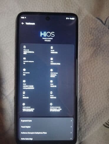 adaptırlar: Tecno Spark Go 2024, 128 GB, rəng - Gümüşü, Sensor, Barmaq izi, Face ID — 1