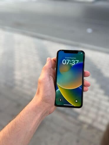 iphone x ikinci əl: IPhone X, Qara, Face ID — 3