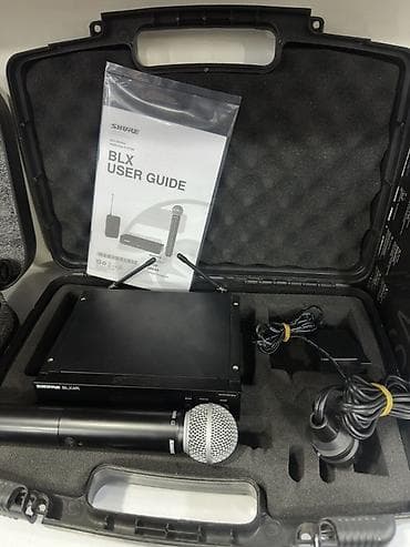 ses mixeri: Shure BLX4R simsiz mikrofon sistemi Məhsulun tərkibi: - Shure BLX4R — 1