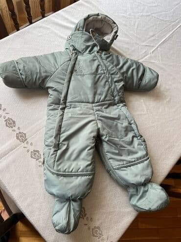 qış üçün yun uşaq kombinezonları: Kombinezon, Uniseks, 9 - 12 ay — 1
