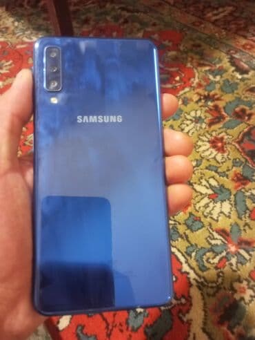 televizor samsung 108 cm: Samsung Galaxy A7 2018, rəng - Göy — 2