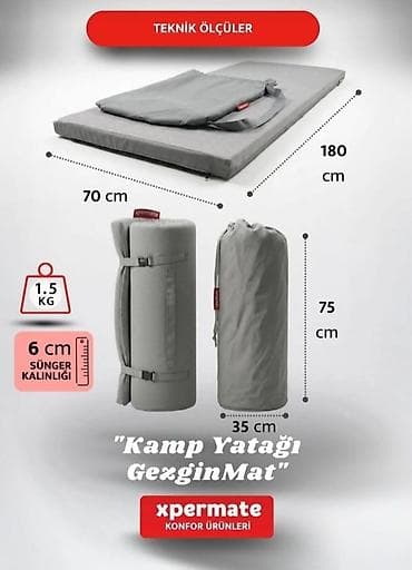 Ev üçün digər mebel: XPERMATE Piknik yatağı, uzunluğu 175sm, eni 70sm, demək olarki heç — 2