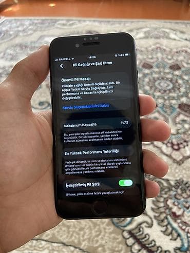 iphone 7 plus plata: IPhone SE 2020, 64 GB, Qara, Barmaq izi — 4