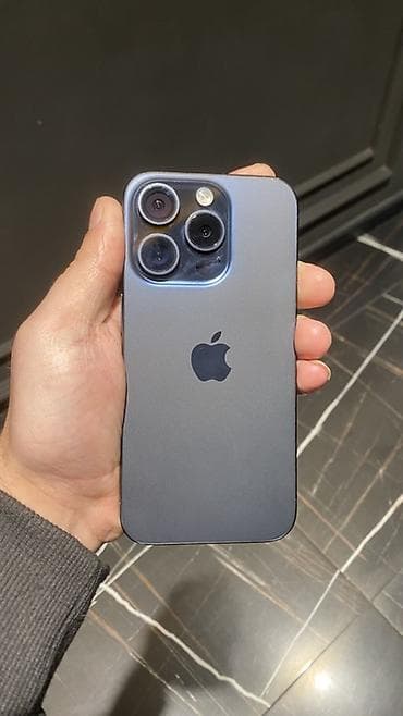 iphone 15 pro ikinci el: IPhone 15 Pro, 256 GB, Blue Titanium, Face ID — 1