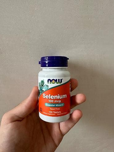 sustal tablet: NOW Foods Selenium Selen – 100 mcg, 100 tablet vitamin - Əldə yeni — 2