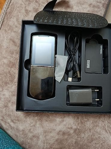 nokia adapteri: Nokia 8 Sirocco, rəng - Qara, Düyməli — 3