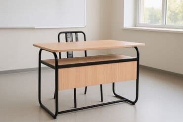 письменный стол с полками: Kompüter masası, Yeni, Açılmayan, Taxta, Dördbucaq masa — 1