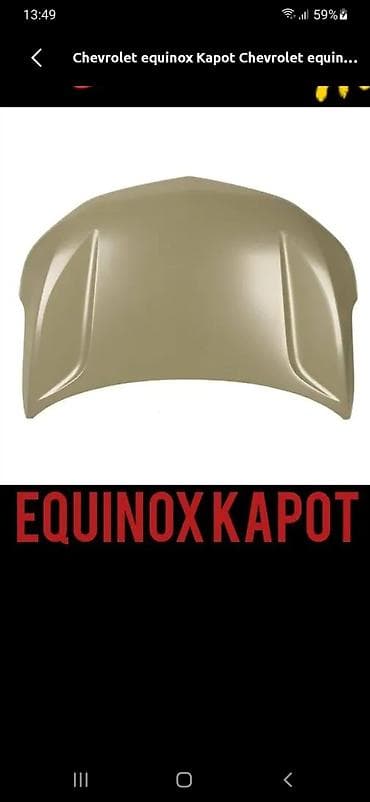 rx 570 qiymeti: Chevrolet Equinox üçün kapot (HOOD) – model EQ17 (ST) - Uyğunluq — 2