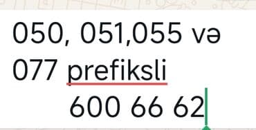 060 nomre sifarisi: Nömrə: ( 050 ) ( 6006662 ) — 1