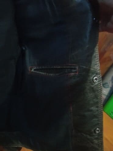 Plaşlar: HUGO BOSS kişi dəri gödəkcə - Material: qalın, təbii dəri — 9