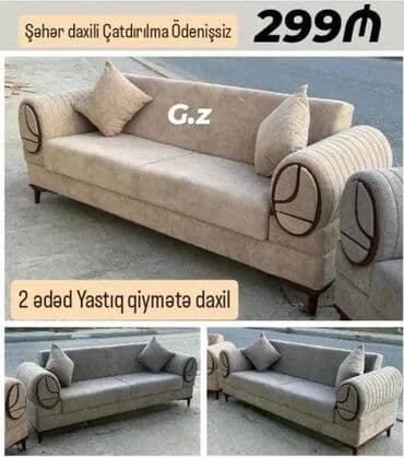 divan kreslo satilir: Divan, Açılmayan, Bazasız, Parça, Şəhərdaxili pulsuz çatdırılma — 1