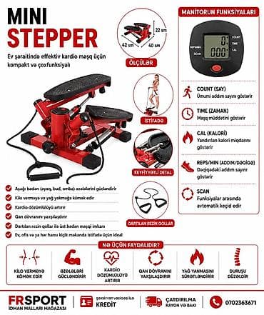 💥 Stepper, mini stepper ✅ 7/24 əlaqə saxlaya bilərsiz. ✅ ŞƏXSİYYƏT lalafo.az -da 💥 Stepper, mini stepper ✅ 7/24 əlaqə saxlaya bilərsiz. ✅ ŞƏXSİYYƏT