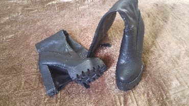 утепленные резиновые сапоги: Ölçü: 39.5, rəng - Qara, Yeni — 4