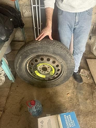 kreditle avtomobiller: Təkər və disk komplekti (ehtiyat “dokutka”) - Tip: Ehtiyat nazik — 1