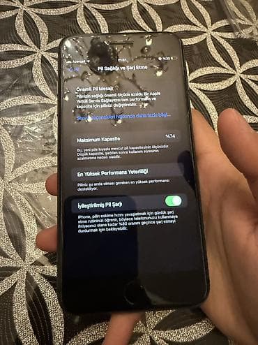 iphone 8 ekranı: IPhone 8 Plus, 64 GB, Jet Black, Barmaq izi — 10