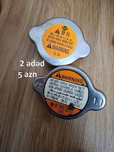 Системы освещения: Nissan radiator qapaqları – 2 ədəd - Təzyiq dəyərləri: 0.9 bar və 1.1 — 1