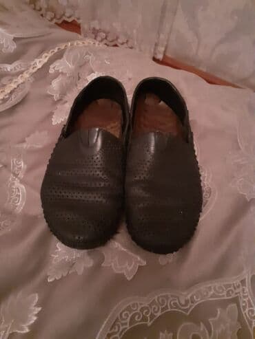 kişi üçün hündür ayaqqabı: Gencede satilir temiz deri mokasin ayaqabi cox yungul rahatdir razmer — 1