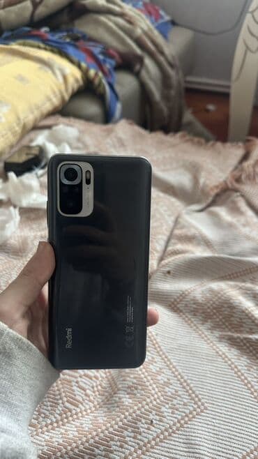 redmin not 9: Redmi Note 10S, 128 GB, rəng - Qara, Qırıq — 1