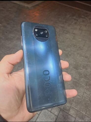 Poco: Poco X3 NFC, rəng - Boz, Barmaq izi — 1