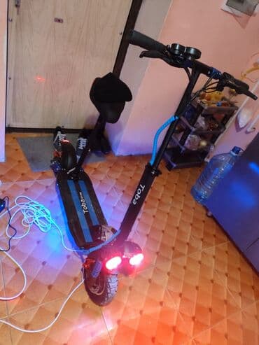 Tobra elektrik skuteri - Güclü ikili ön proyektor faralar və rəngli