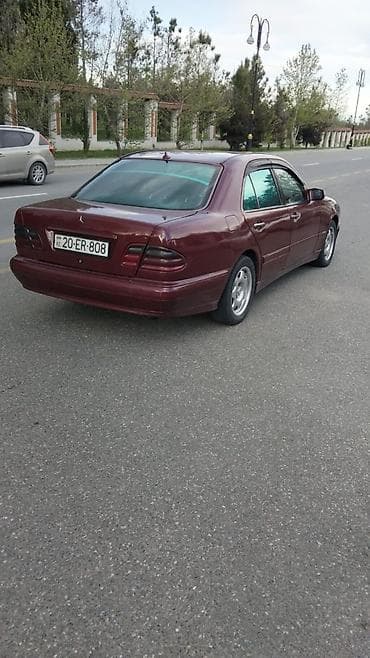 urban bufer qiymeti: Mercedes-Benz E-Class sedan (W210), tünd bordo rəng. - Kuzov: 4 qapılı — 6