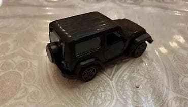 pive set: Qara rəngli metal oyuncaq off-road jeep modeli - Korpus: metal gövdə — 5