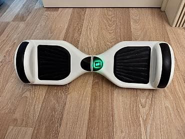 elekt: Elektrik hoverboard (özünü tarazlayan skuter) - Rəng: ağ, qara rezin — 6