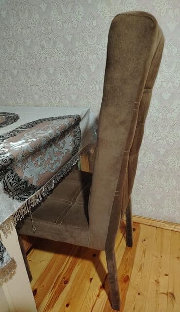 islenmis stol stul: Qonaq otağı stulları 6 ədəd 1 ildi alınıb təzə qalıb işlənməyib — 3