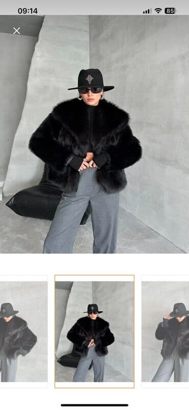 sansar kürkü: Kürk, Standart, rəng - Qara — 2