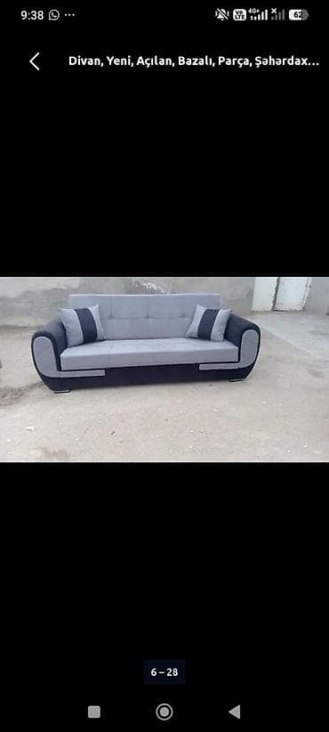 acilan divan: Divan, Qonaq otağı üçün, Bazalı, Açılan — 1