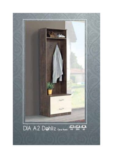 dəhliz dolabı işlənmiş: Yeni, Açılan, 1 qapı Düz dolab, Dəhliz dolabı, Türkiyə — 1