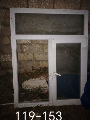 qapi pencere plastik: 3 eded olculeri sekilde qeyd olunub plastik pencere satilir butun — 2