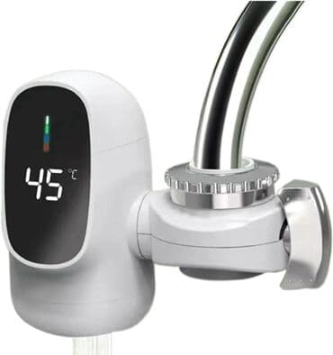 hamam krantları: Su qizdirici Ani sunqizdirici İsti su krani ✅LCD Temperatur Ekranı — 2