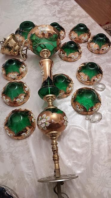 bra işıqlar: Çılçıraq, 10 və daha çox lampa — 1