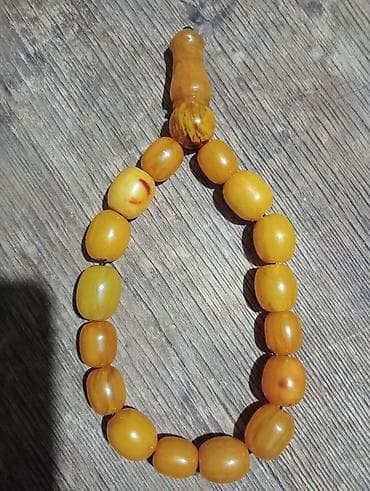 Orjinal Kehreba tesbeh . - Material: görünüşünə görə kəhrəba/qatran