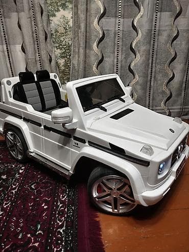 oyuncaq masin type 0: Uşaq üçün elektrikli minik maşını – Mercedes G55 AMG üslubunda - — 1
