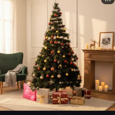 дед мороз на лестнице: 2.10 hündürlükdə, oyuncaqları ilə, birlikdə satılır. Ünvan 8-ci — 1