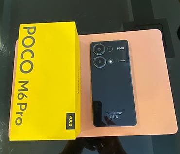 ikinci el iphone 8 plus: Poco M6 Pro, 256 GB, rəng - Qara, Barmaq izi — 3