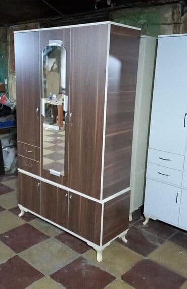 taxtanin qiymeti: Yeni, Açılan, 3 qapılı Düz dolab, Dolab-asılqan — 5