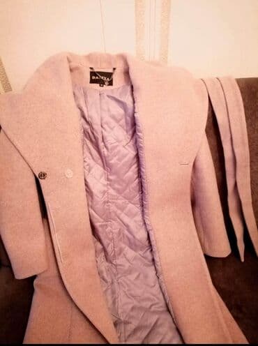 qadın paltolari: Palto, M, rəng - Çəhrayı — 4