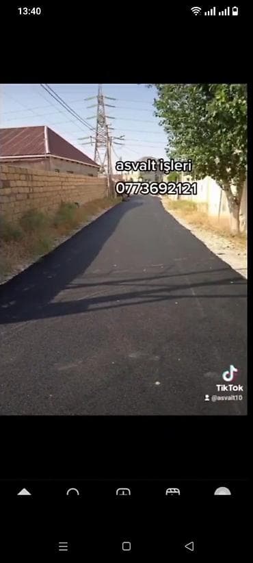 Sağlamlıq və gözəllik: Asfalt işləri – peşəkar icra - Həyət, yol, dayanacaq, giriş-çıxış və — 8