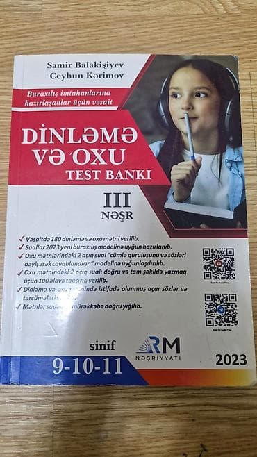 Kitablar və jurnallar: Tədris və imtahana hazırlıq üçün 3 kitablıq dəst 1) Dinləmə və Oxu – — 1