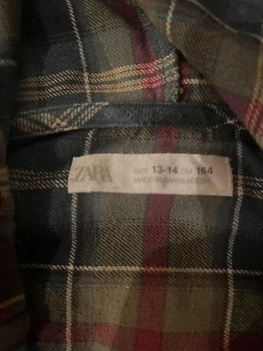 zara mont: ZARA kapüşonlu köynək - Brend: ZARA - Ölçü: 13–14 yaş, 164 sm — 2