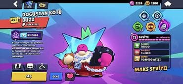 Brawl Stars oyun hesabı - Kupa sayı: 76,829 - Prestij: III - Toplam — 9