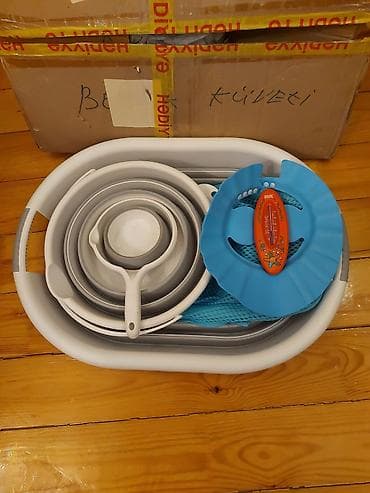 Uşaq çimmə dəsti – qatlanan vanna və aksesuarlar - Qatlanan uşaq — 2