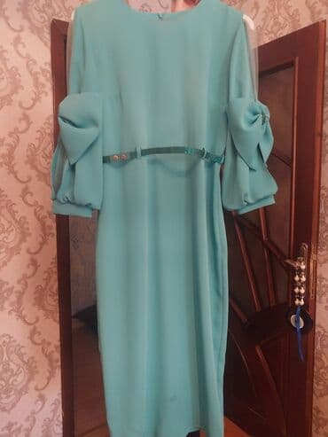 чай каталина для похудения: Mint yaşıl rəngdə, orta uzunluqda, qadınlar üçün zərif bir don — 1