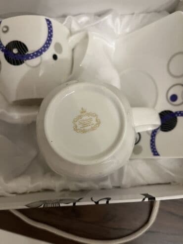 тап аз продажа посуди: Чайный набор, цвет - Белый, 2 персон — 6